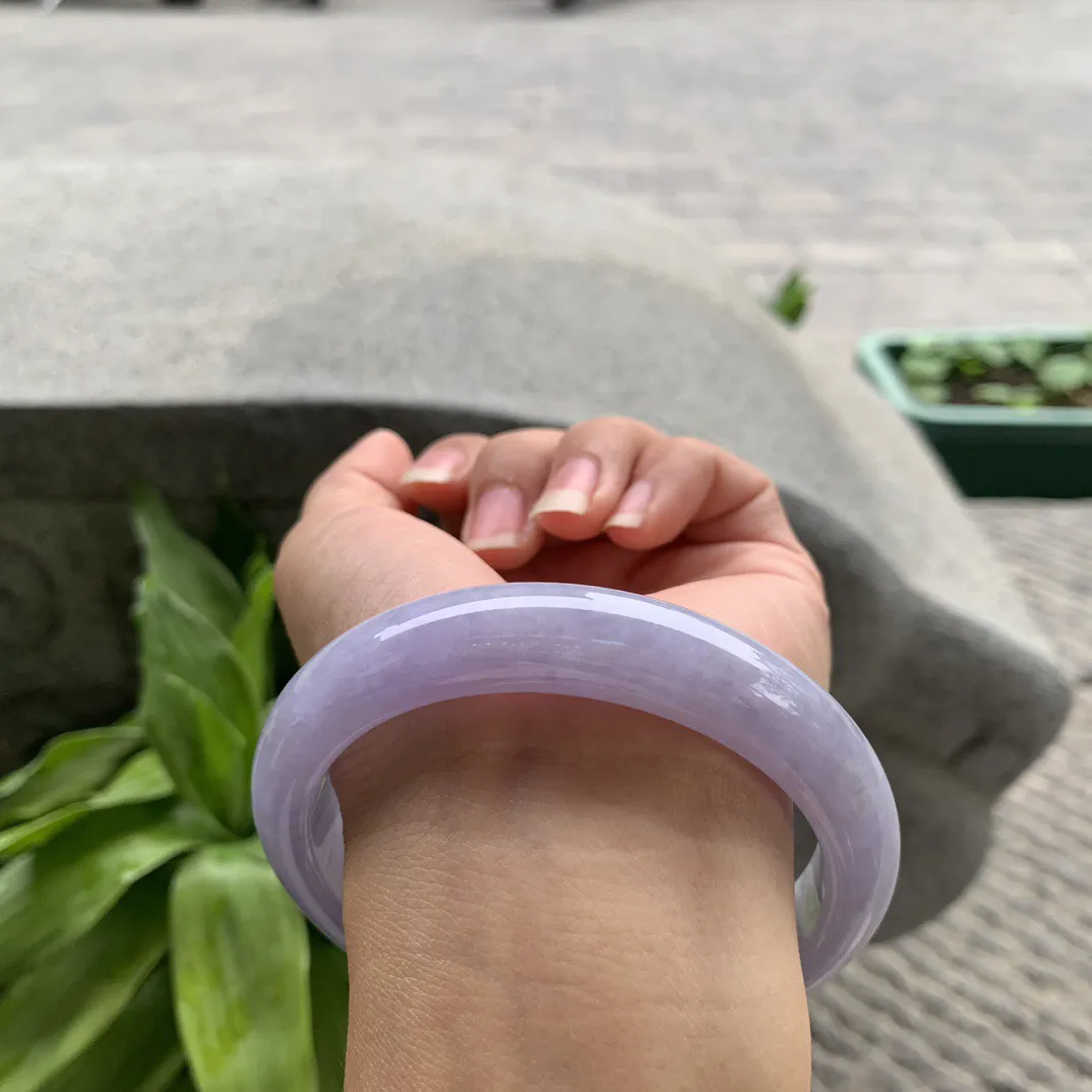 大圈口64-13-9.1 【满紫正圈手镯】正圈64 65可戴