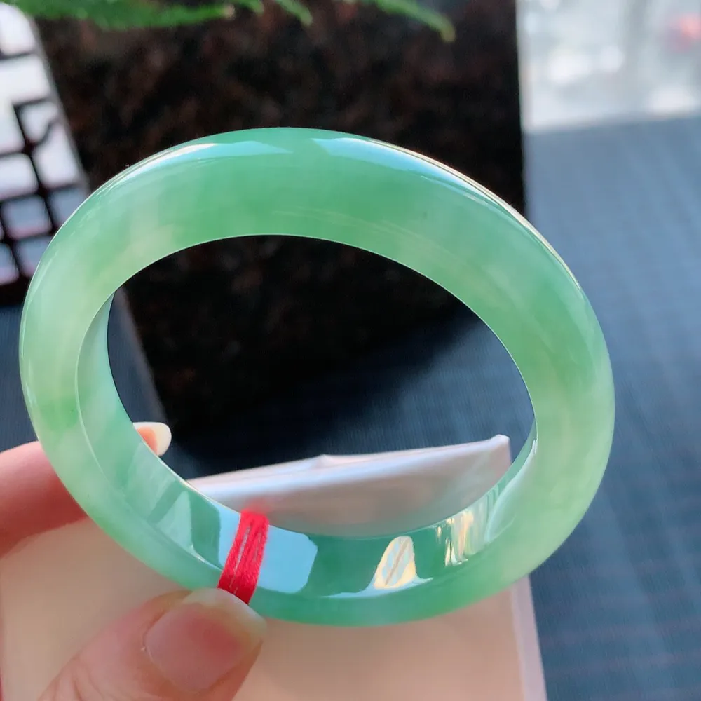 正圈高冰绿 无瑕 尺寸:55.1/12.5/8.5 种色俱佳🥰🥰