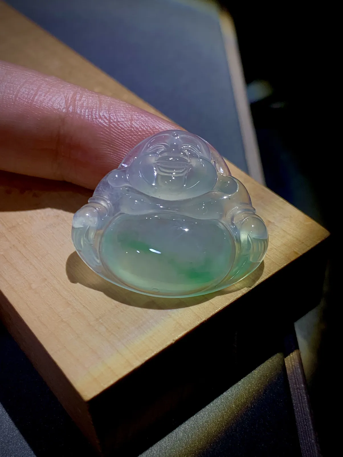 飘花弥勒佛，30.2-27-6mm，