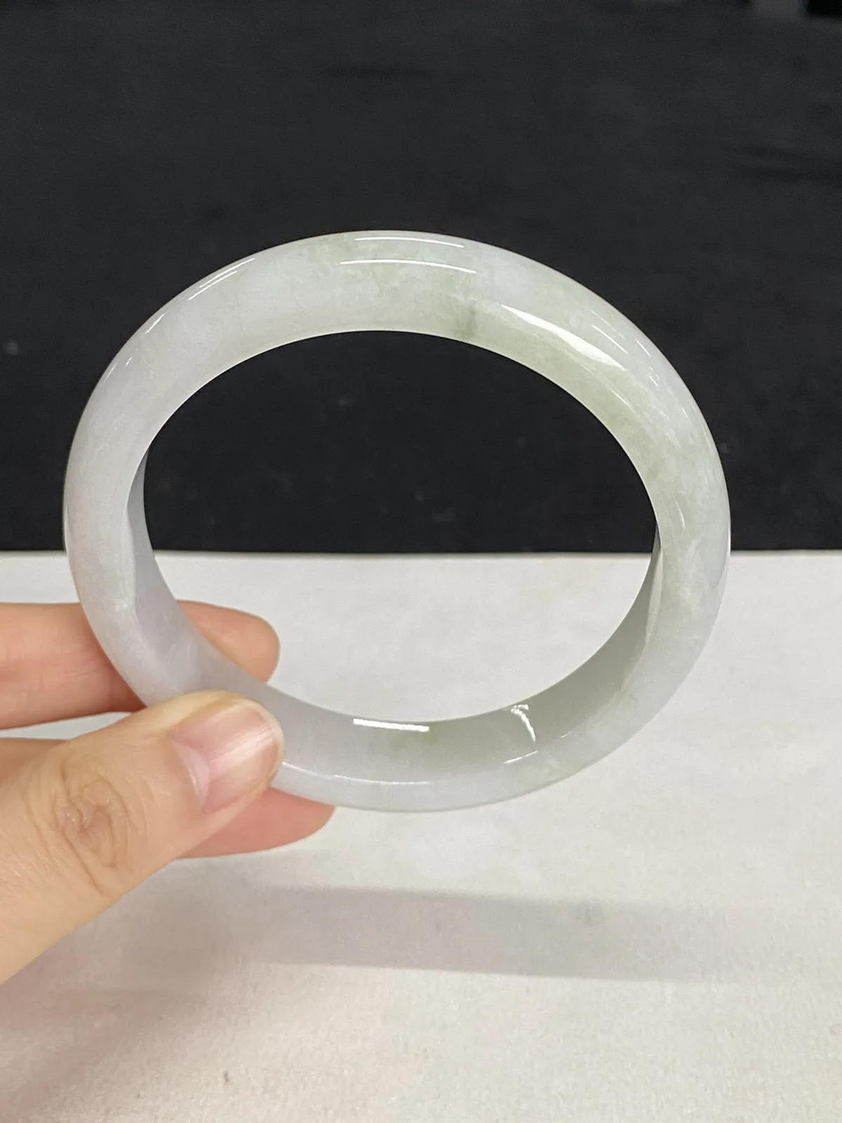 正圈58.4圈口，翡翠手镯