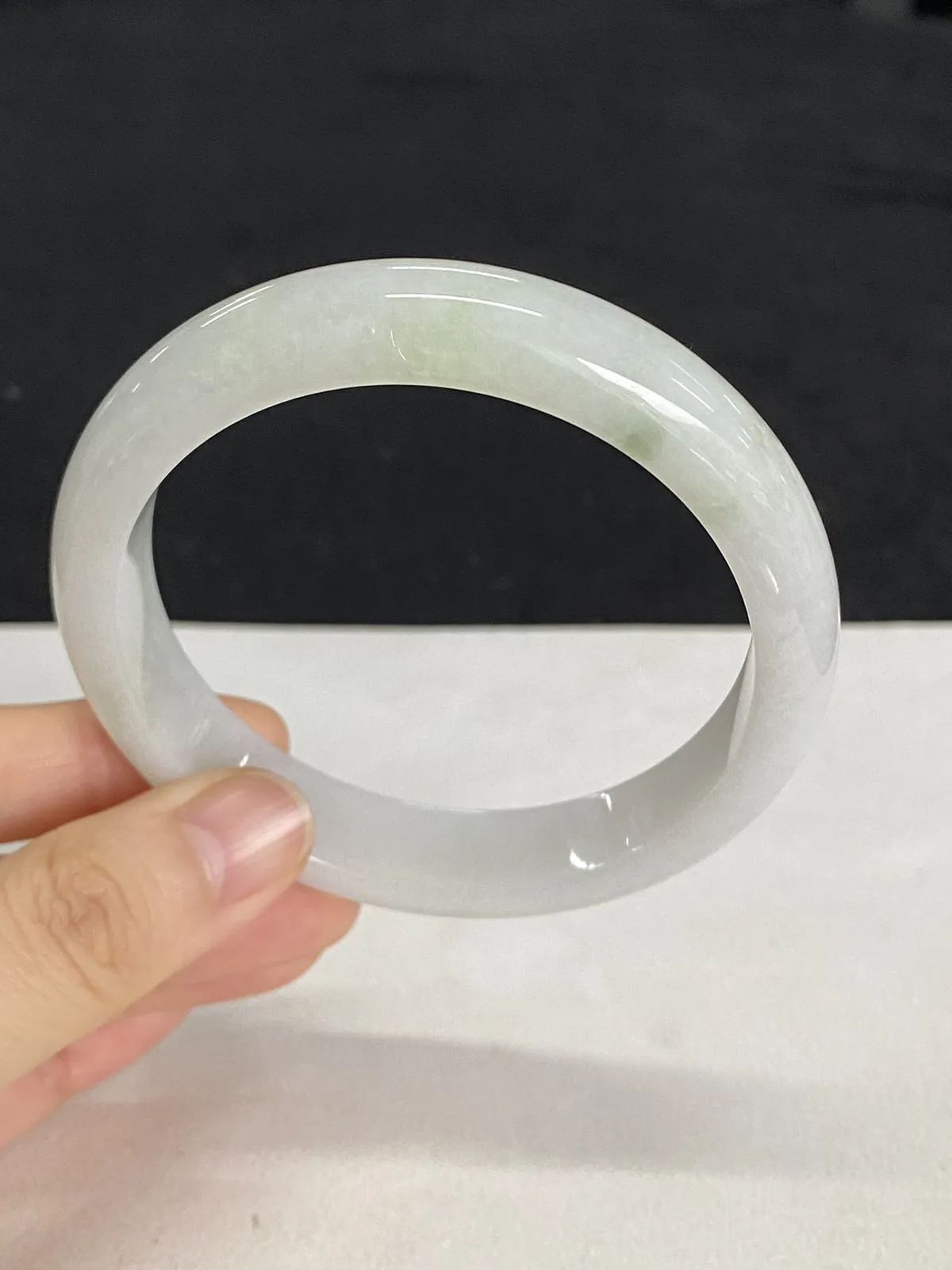 正圈58.4圈口，翡翠手镯