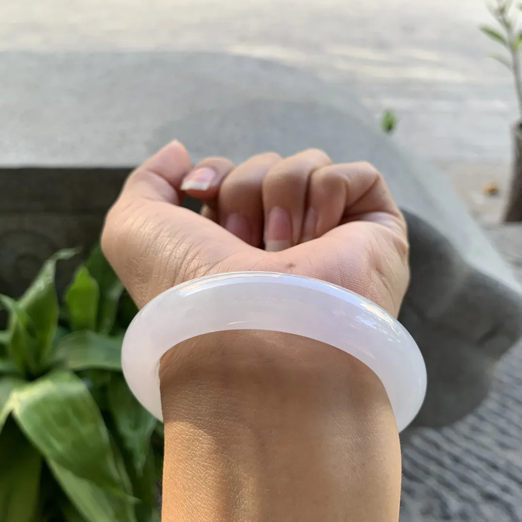 圈口 54-12-9.1【冰粉正圈手镯】正圈54 55可戴