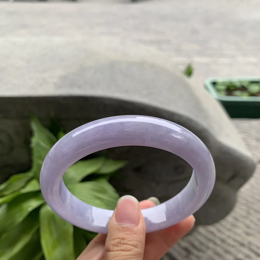 大圈口64-13-9.1 【满紫正圈手镯】正圈64 65可戴