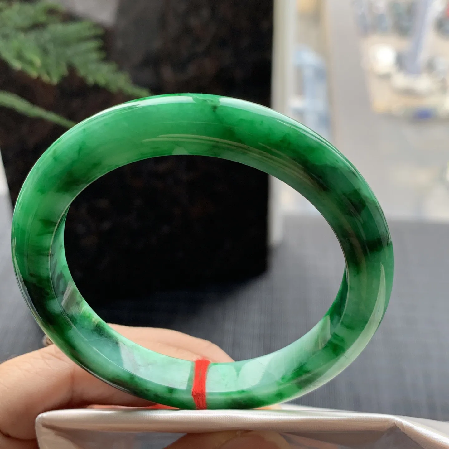 正圈冰糯辣绿 无瑕 尺寸:56.5/9.9/8.8 色辣🥰🥰