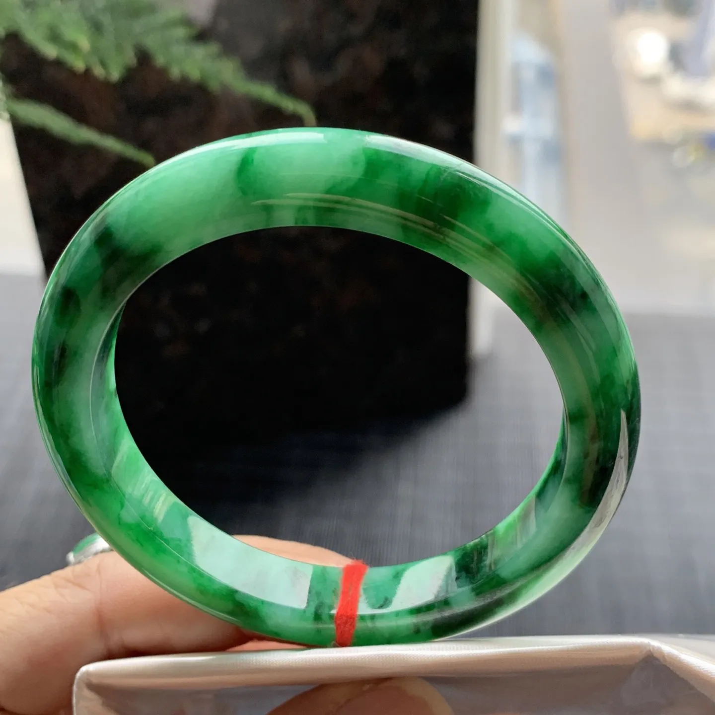 正圈冰糯辣绿 无瑕 尺寸:56.5/9.9/8.8 色辣🥰🥰