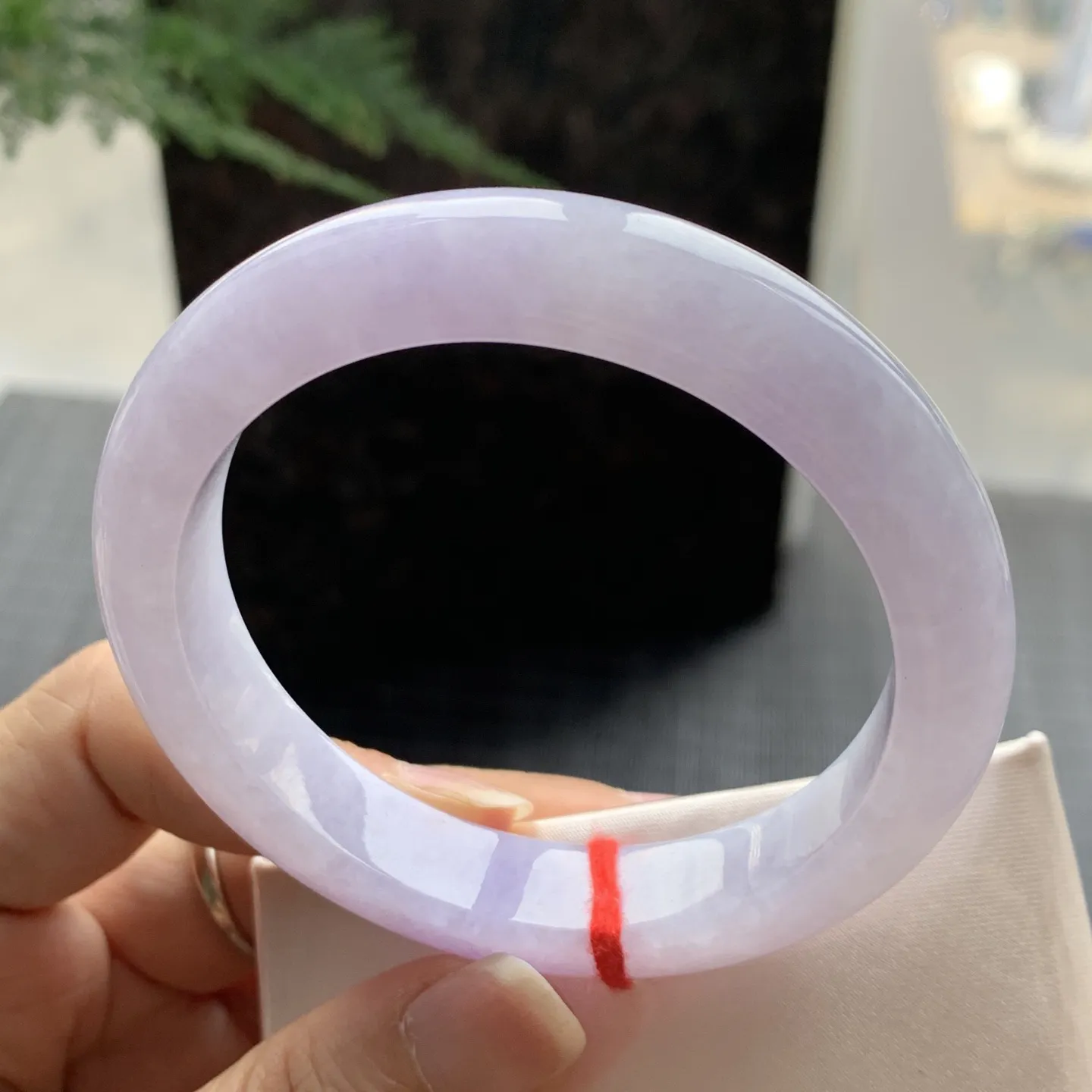 正圈冰糯紫罗兰 无瑕 尺寸:56.1/12.1/8.6 超美