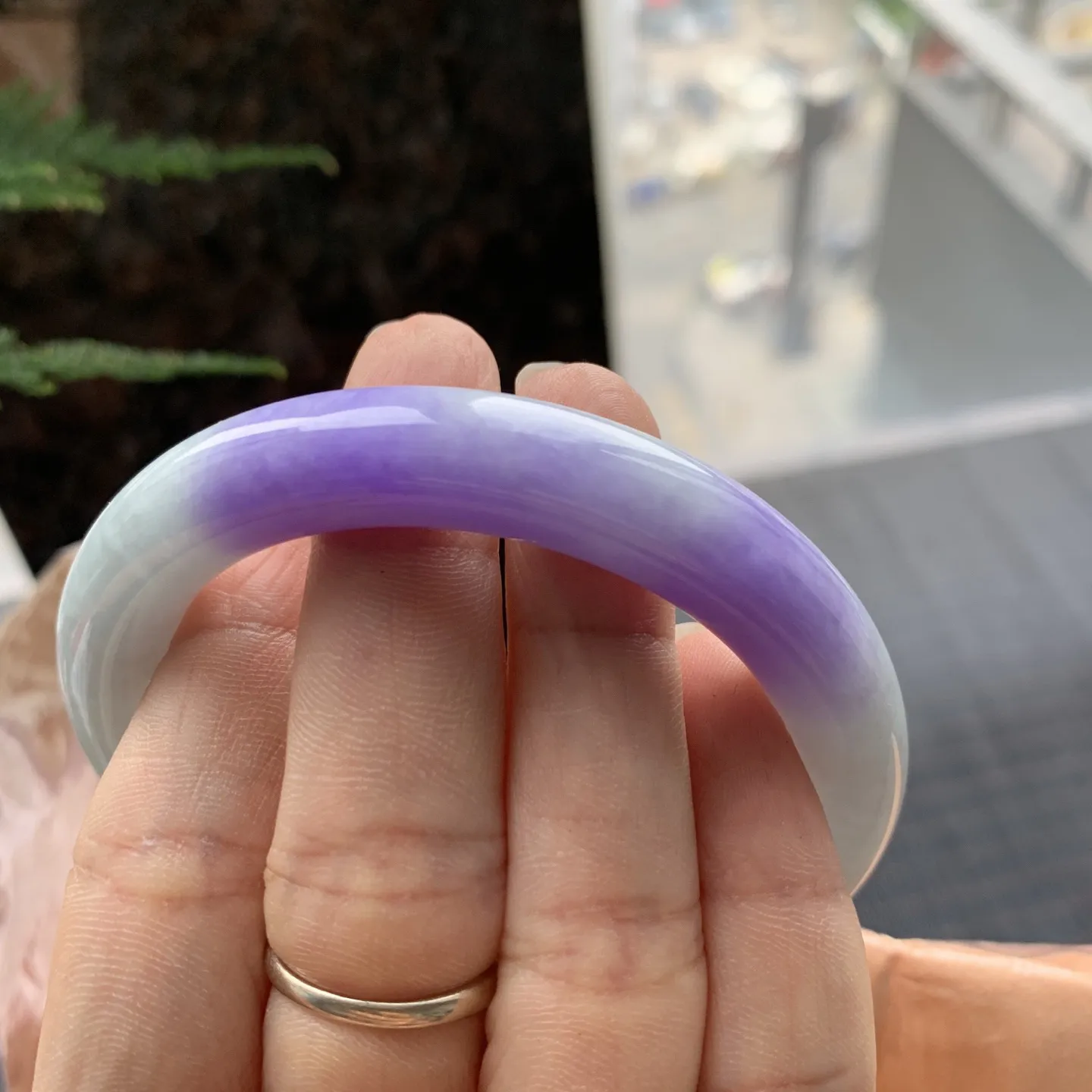 圆条一大节紫罗兰 无瑕 尺寸:56.8/9.9 超美🥰🥰
