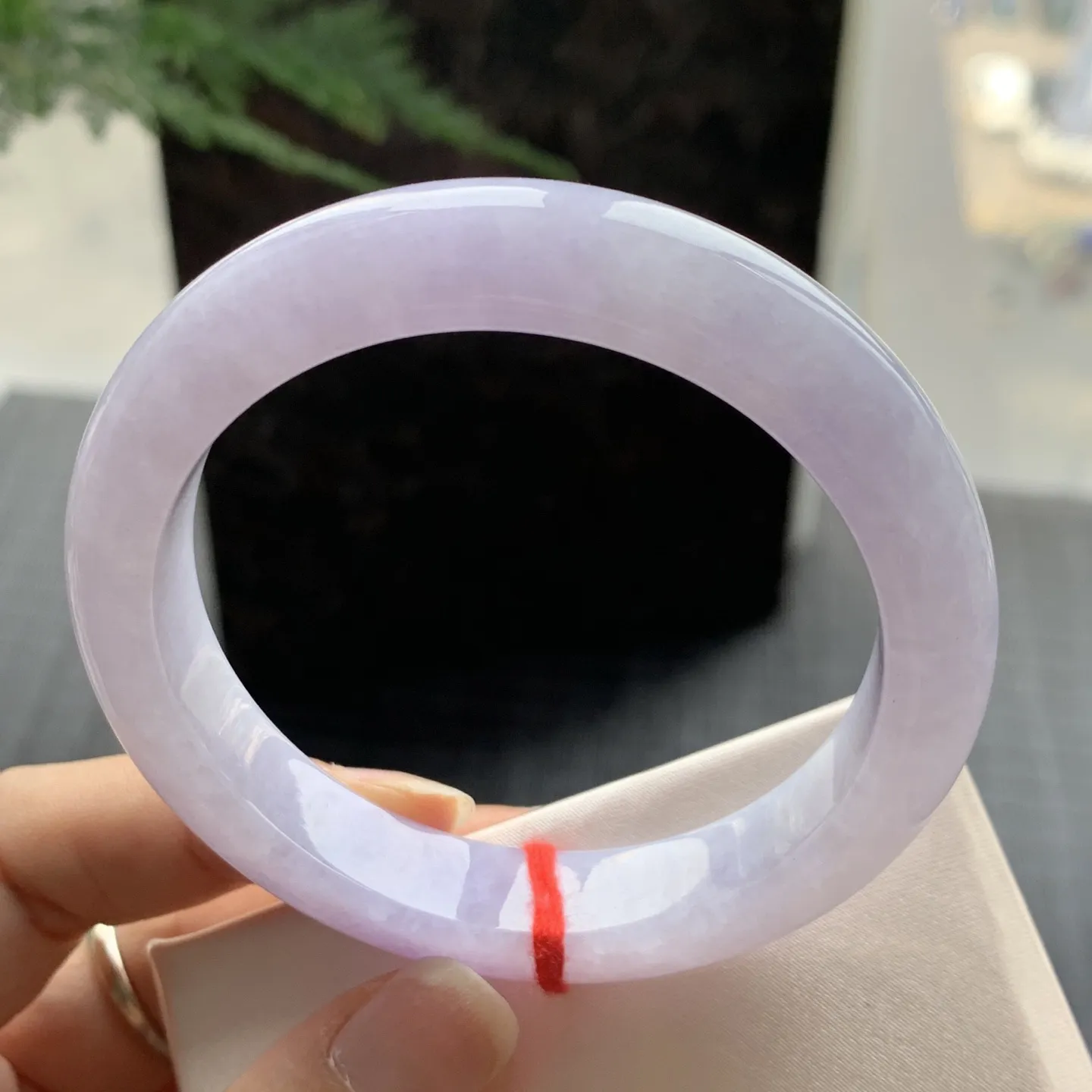 正圈冰糯紫罗兰 无瑕 尺寸:56.1/12.1/8.6 超美