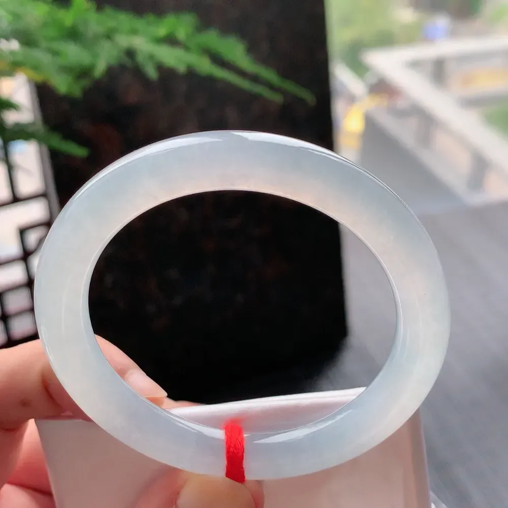 圆条白月光 无瑕 尺寸:54.3/8.8/9.1 种水好