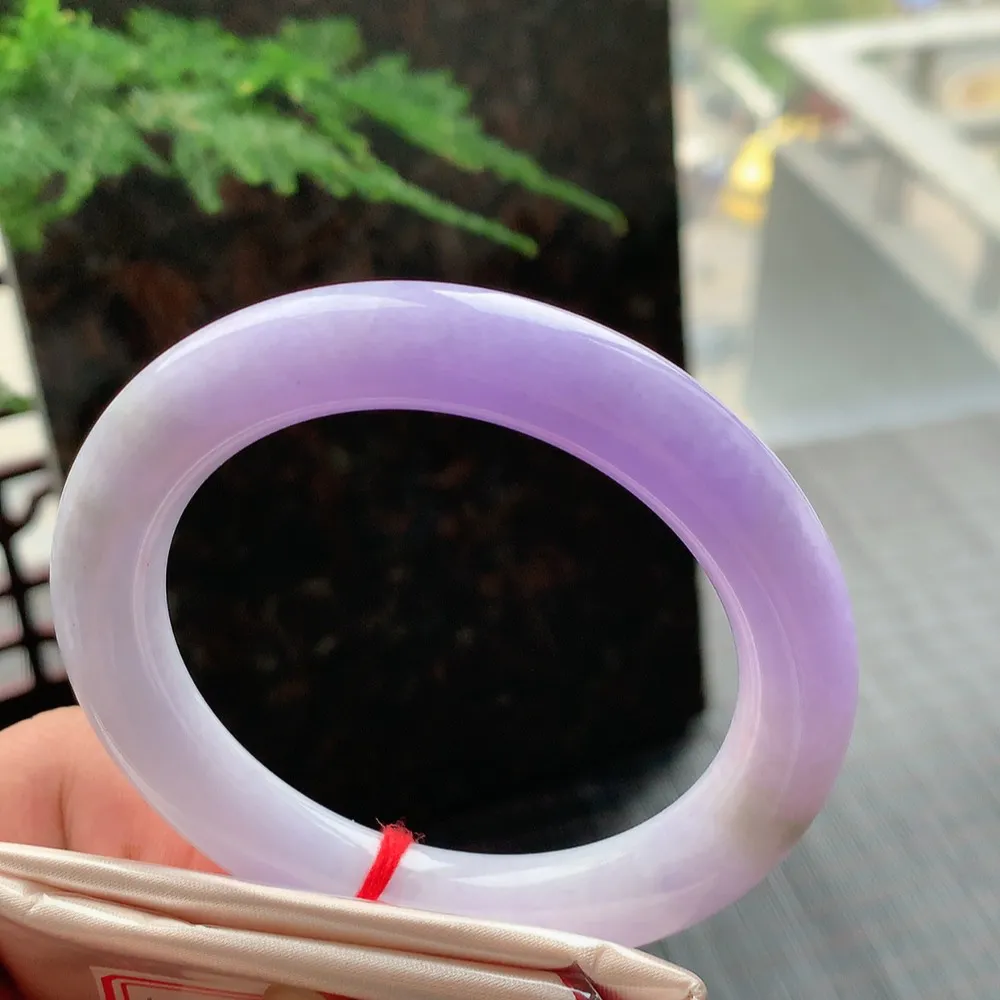 圆条冰糯紫罗兰 无瑕 尺寸:55.3/10.4超美