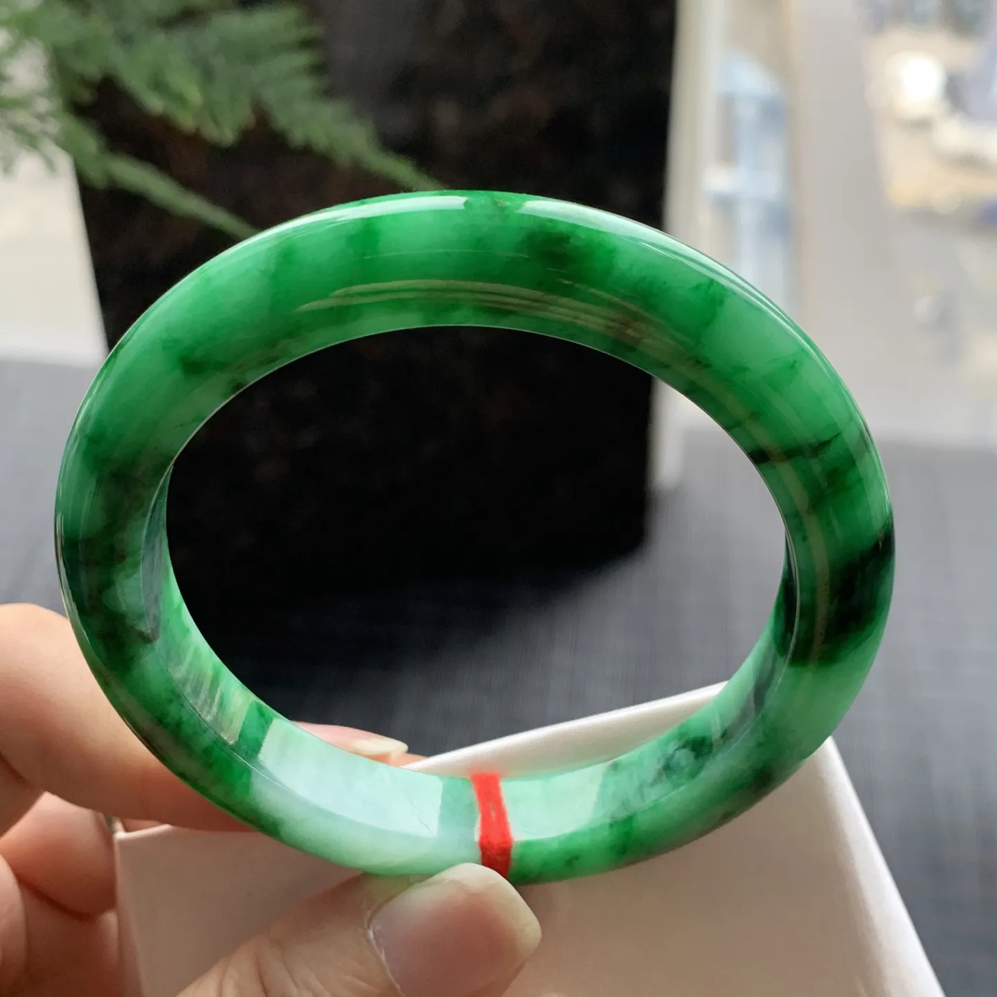 正圈冰糯辣绿 无瑕 尺寸:56.5/9.9/8.8 色辣🥰🥰