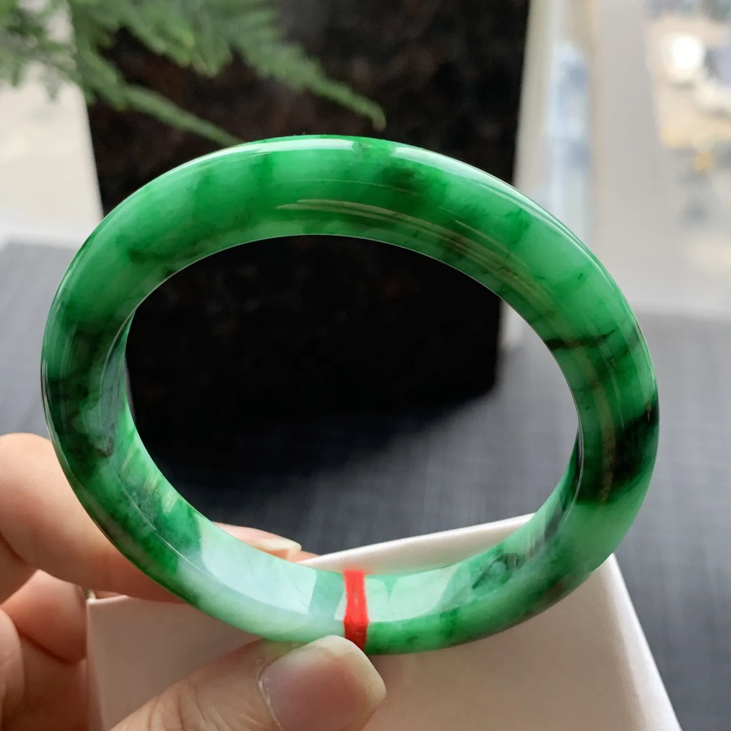 正圈冰糯辣绿 无瑕 尺寸:56.5/9.9/8.8 色辣🥰🥰