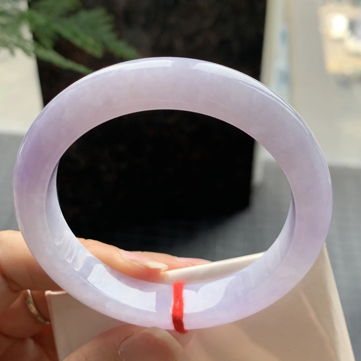 正圈冰糯紫罗兰 无瑕 尺寸:56.1/12.1/8.6 超美