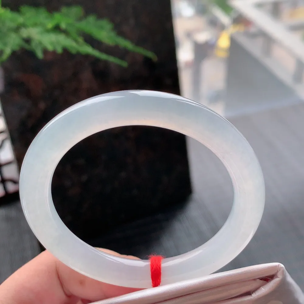 圆条白月光 无瑕 尺寸:54.3/8.8/9.1 种水好