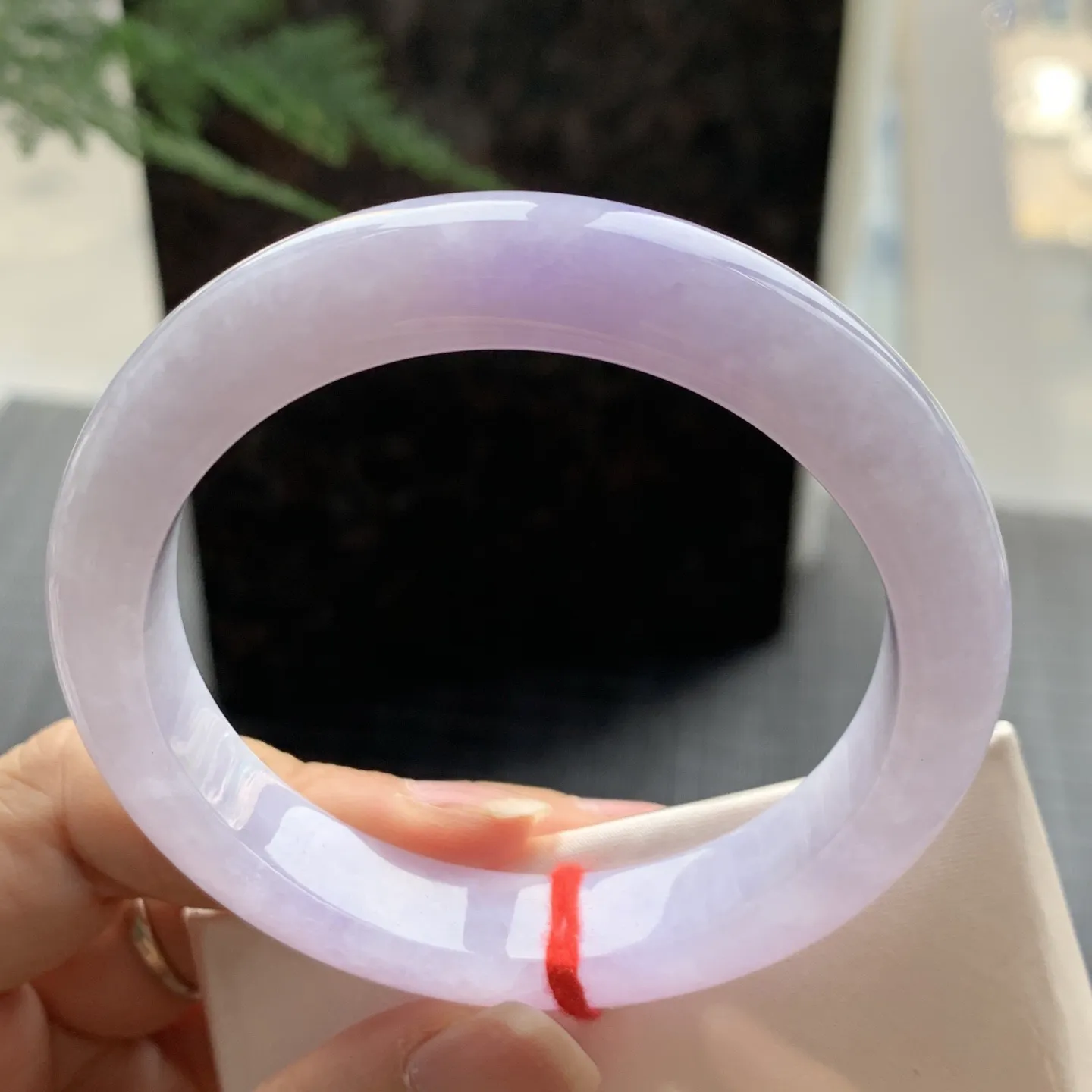 正圈冰糯紫罗兰 无瑕 尺寸:56.1/12.1/8.6 超美