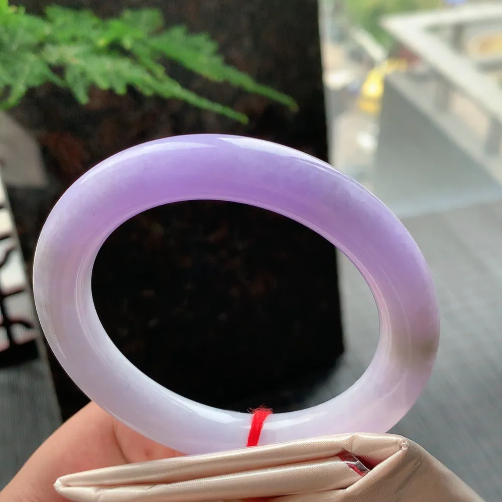 圆条冰糯紫罗兰 无瑕 尺寸:55.3/10.4超美