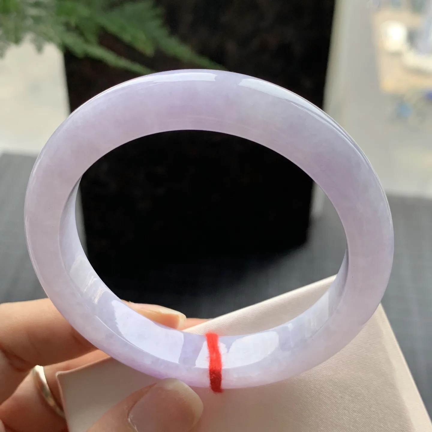 正圈冰糯紫罗兰 无瑕 尺寸:56.1/12.1/8.6 超美