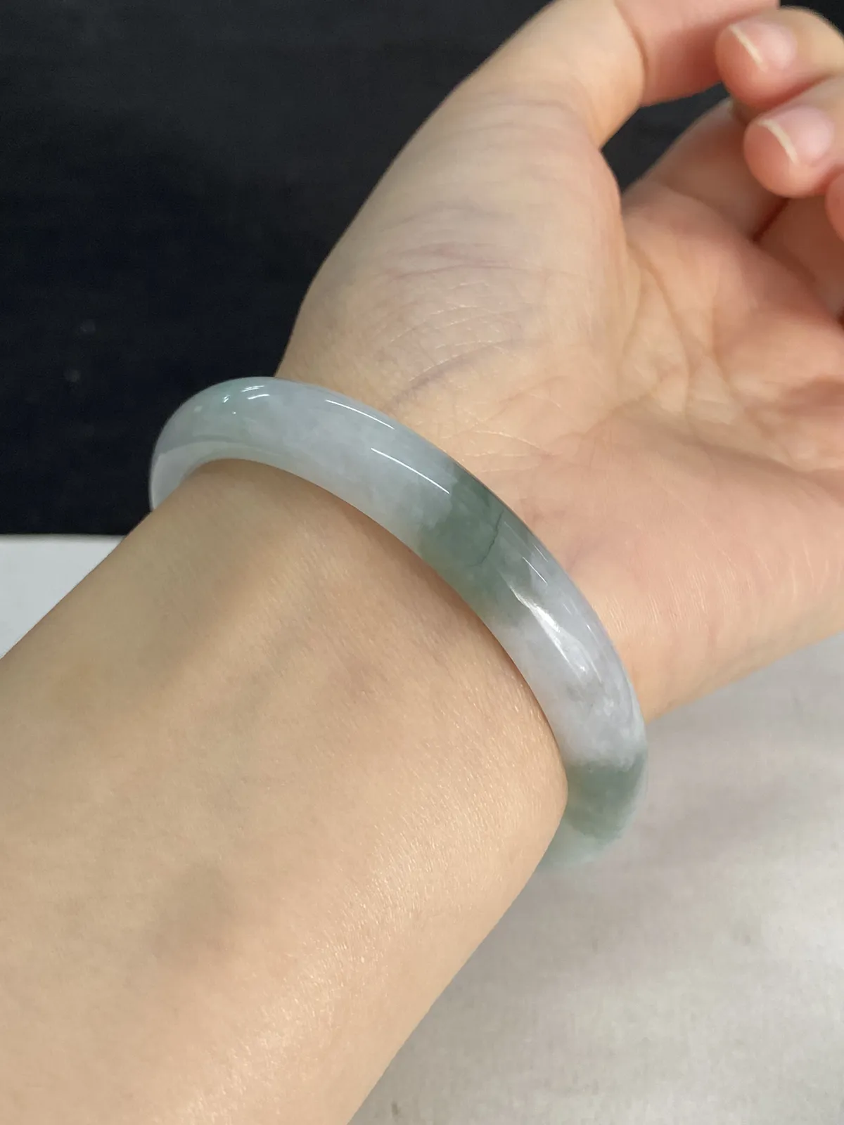 正圈55.3圈口，翡翠手镯