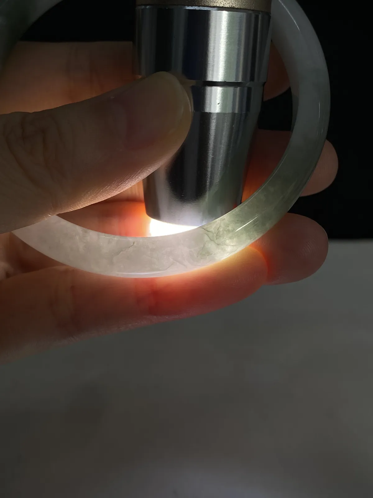 正圈55.3圈口，翡翠手镯