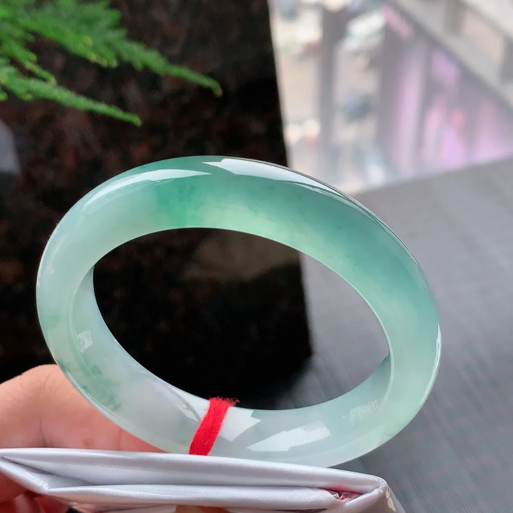 正圈冰玻蓝水 无瑕 尺寸:54.6/13/8.8 种色俱佳