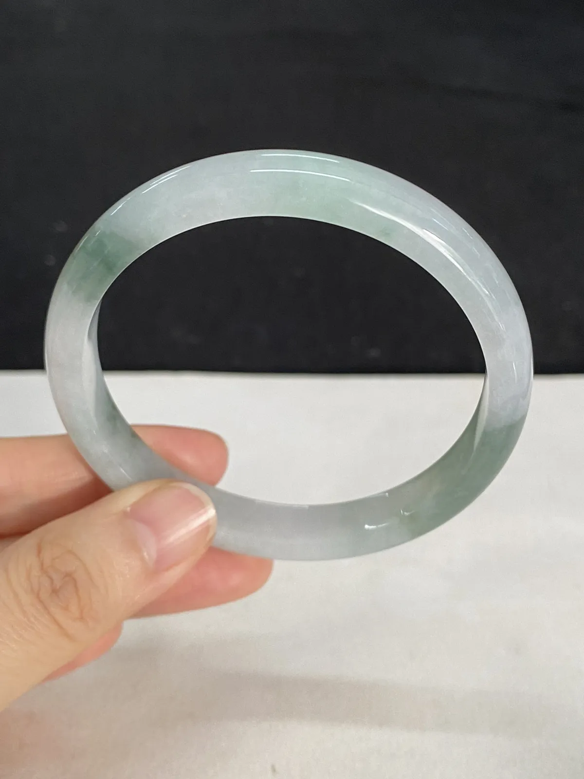 正圈55.3圈口，翡翠手镯