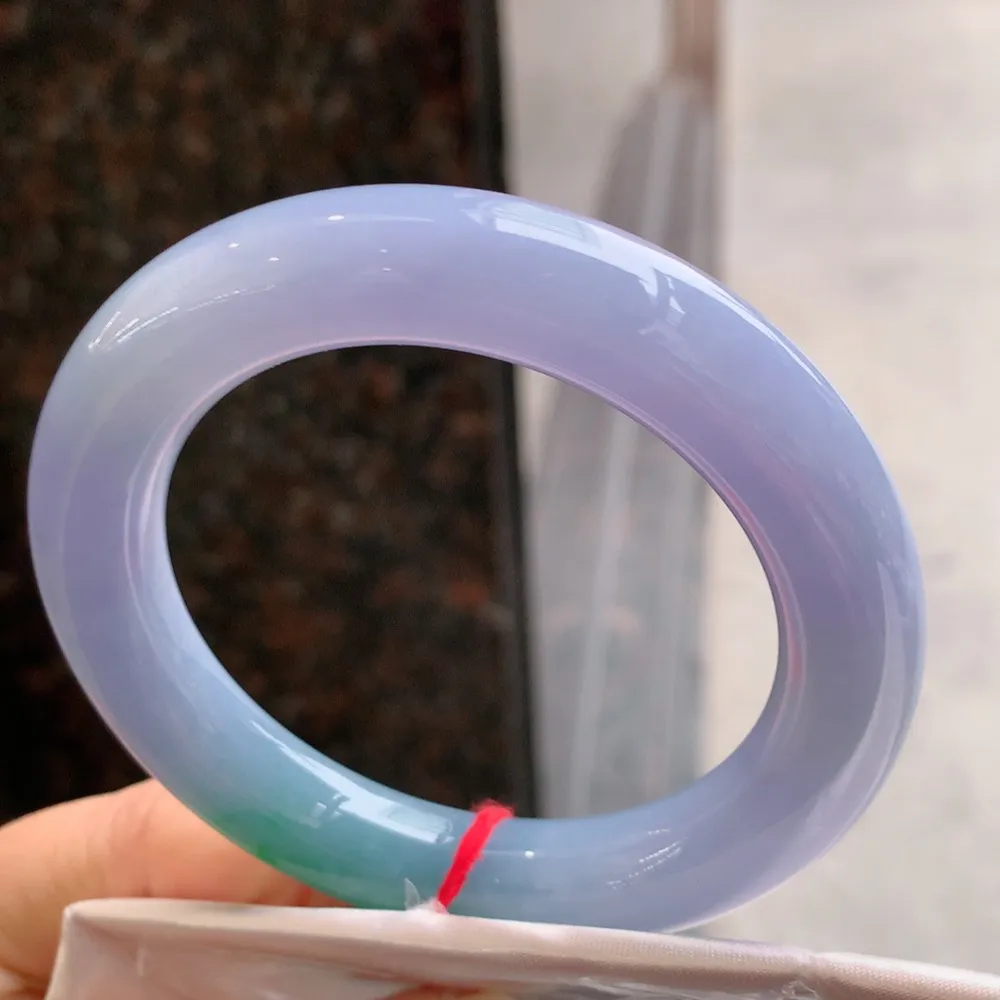 圆条满色春彩 无瑕 尺寸:55.4/11.8  色好超美