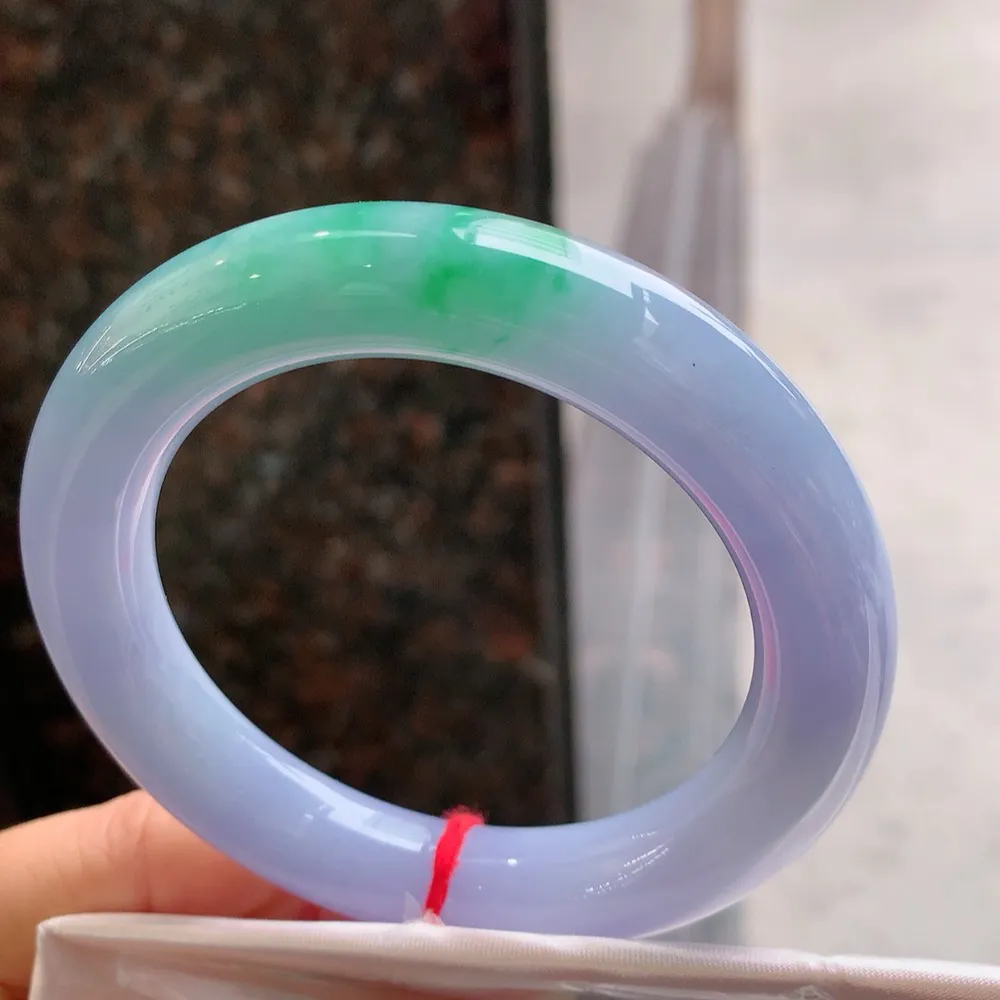 圆条满色春彩 无瑕 尺寸:55.4/11.8  色好超美