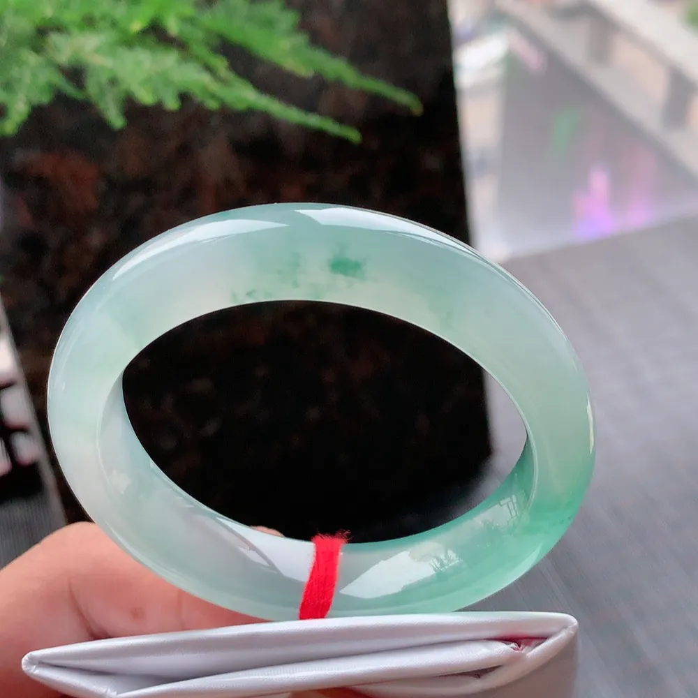 正圈冰玻蓝水 无瑕 尺寸:54.6/13/8.8 种色俱佳