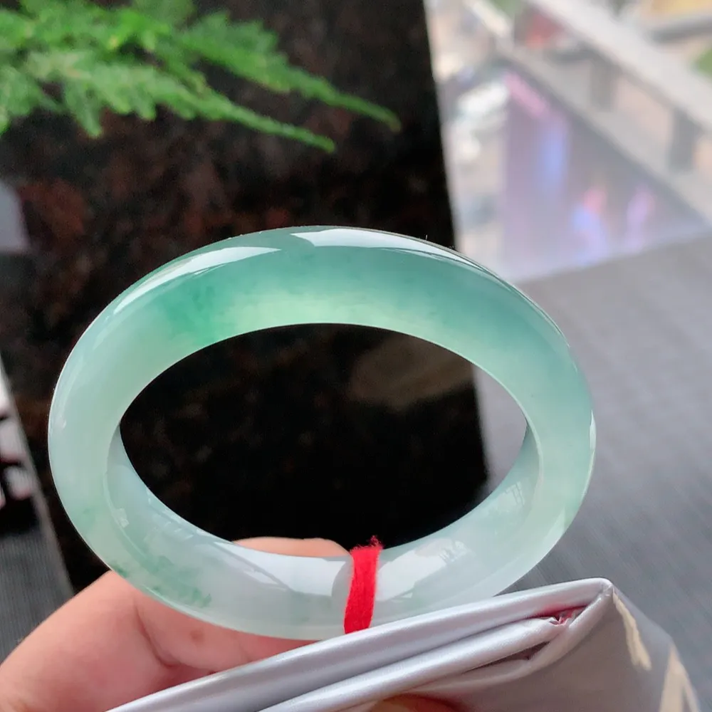 正圈冰玻蓝水 无瑕 尺寸:54.6/13/8.8 种色俱佳