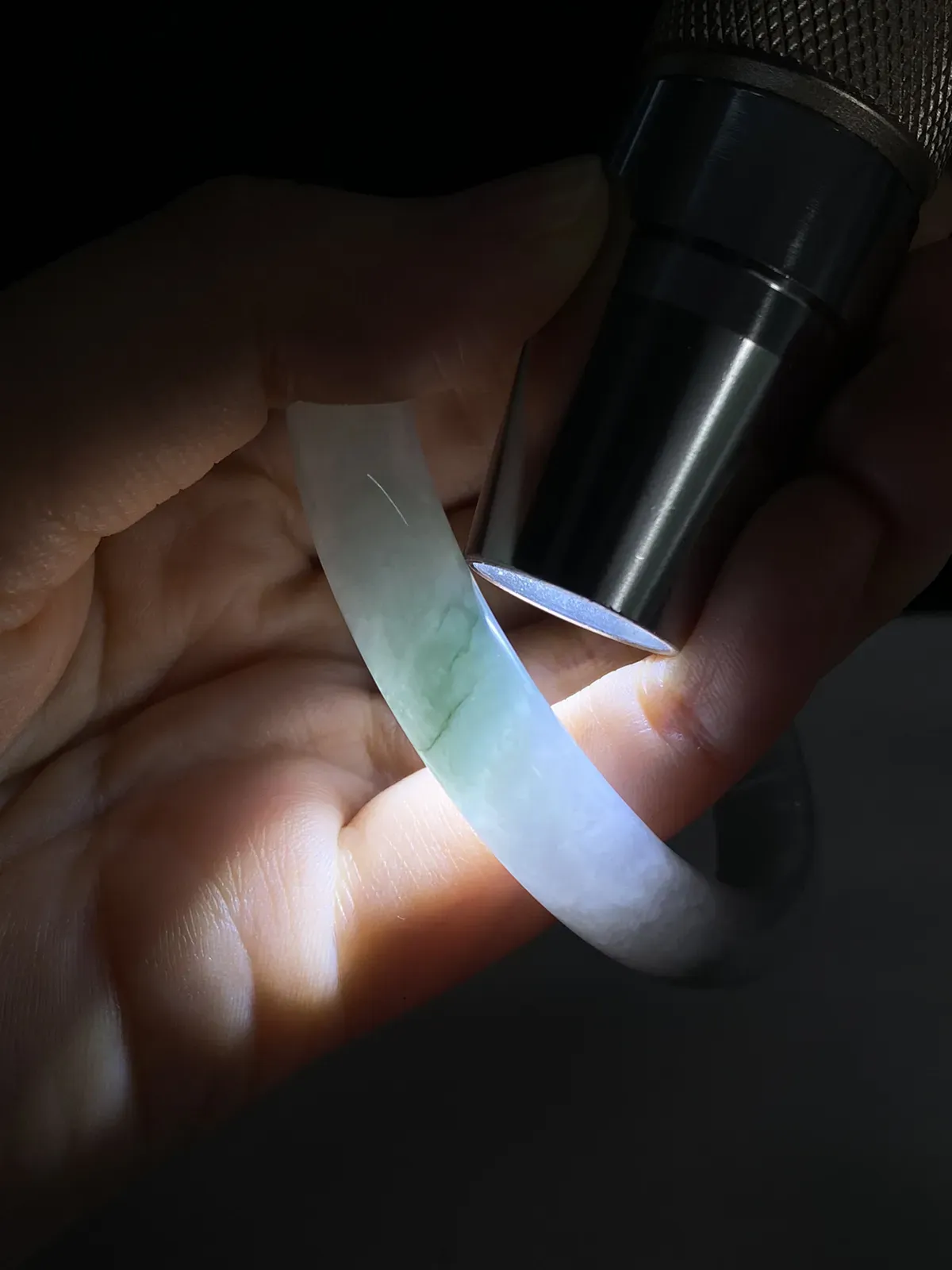 正圈55.3圈口，翡翠手镯