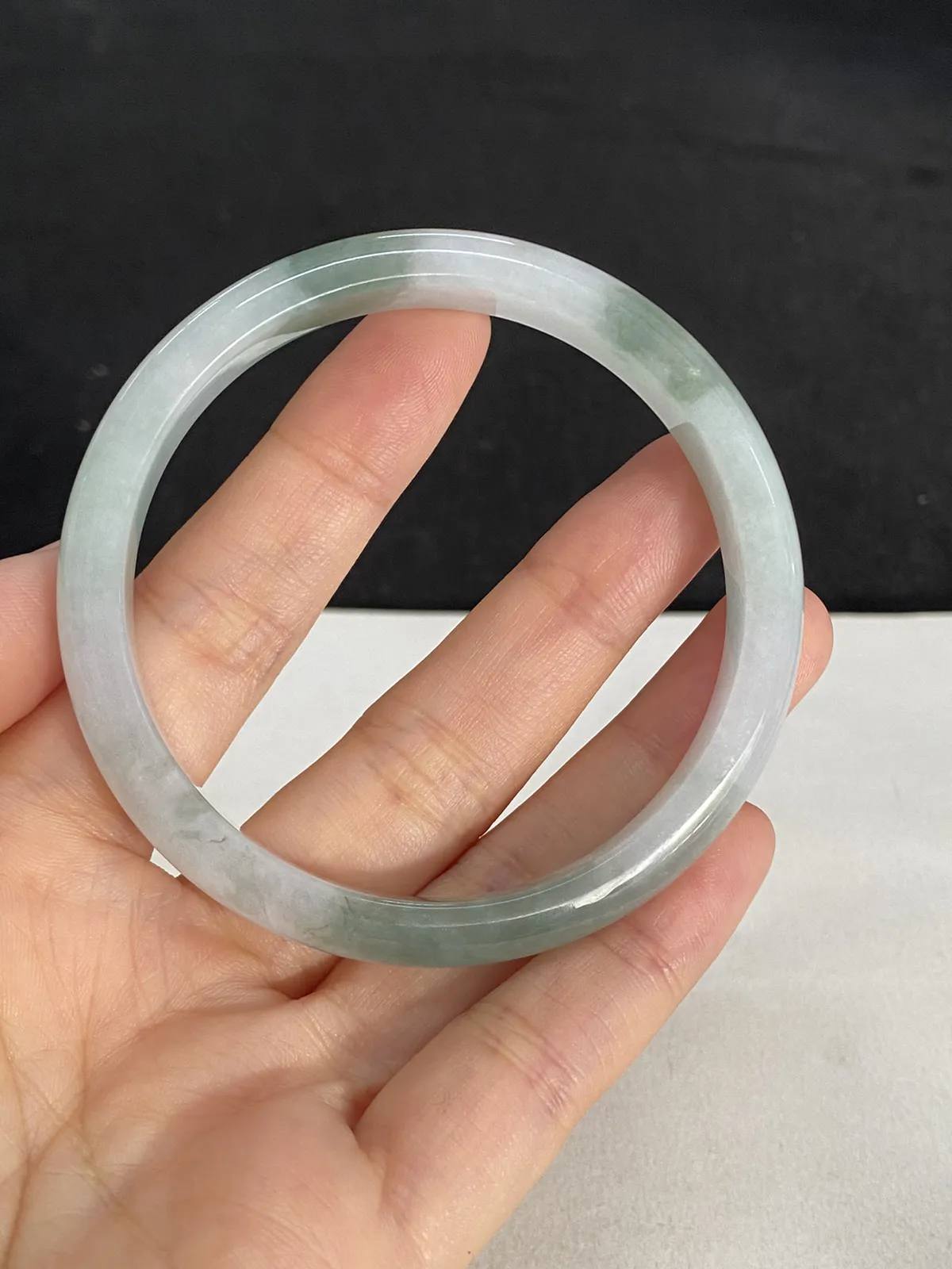 正圈55.3圈口，翡翠手镯