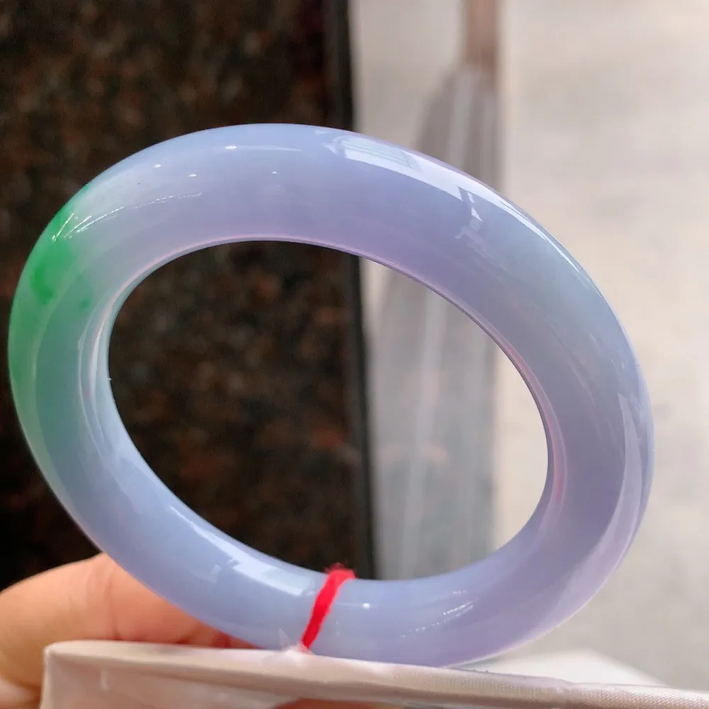 圆条满色春彩 无瑕 尺寸:55.4/11.8  色好超美