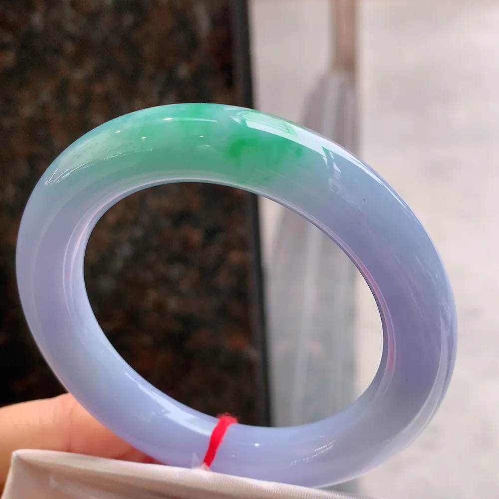 圆条满色春彩 无瑕 尺寸:55.4/11.8  色好超美