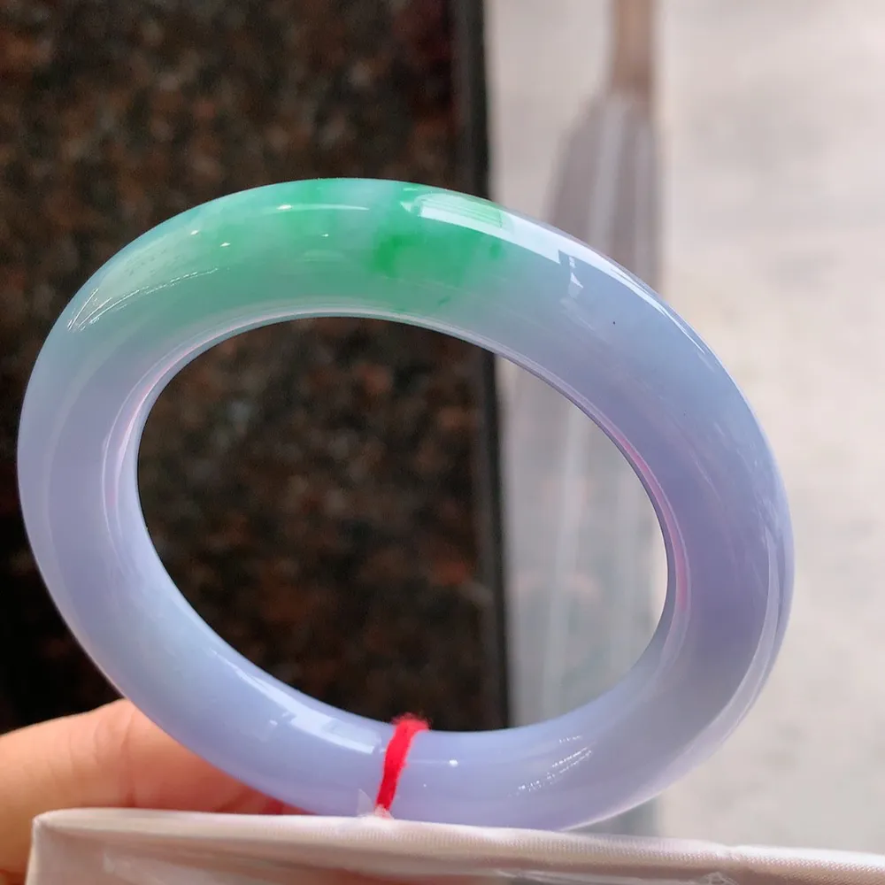 圆条满色春彩 无瑕 尺寸:55.4/11.8  色好超美