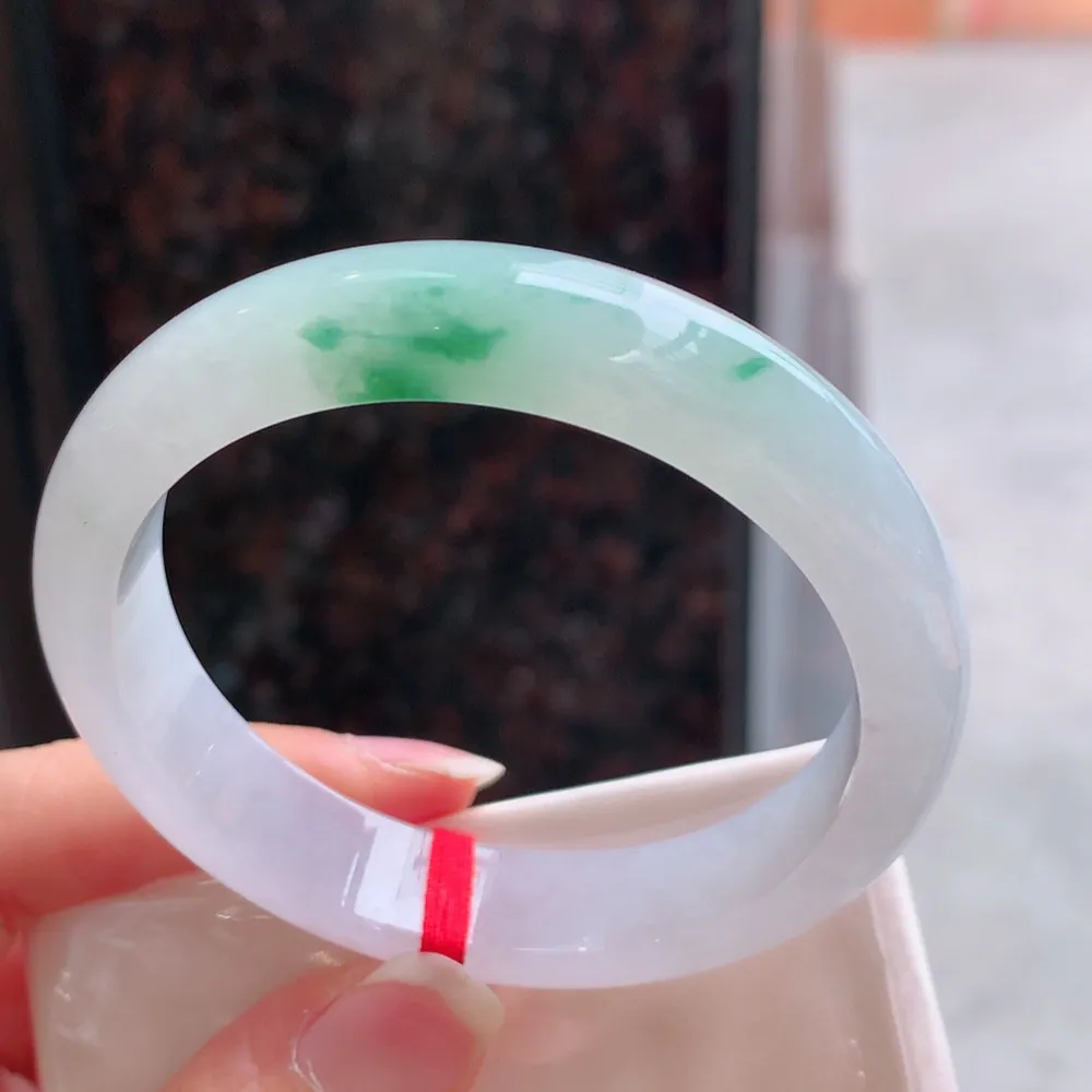 正圈冰飘绿 无瑕 尺寸:54.1/12.2/7.6 花美🥰🥰