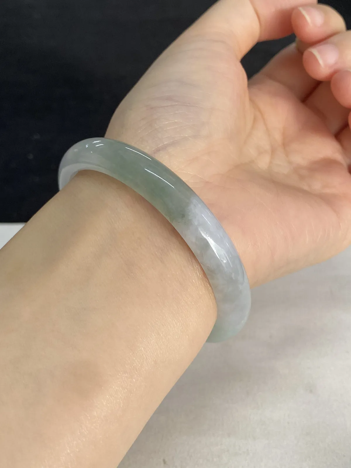 正圈55.3圈口，翡翠手镯