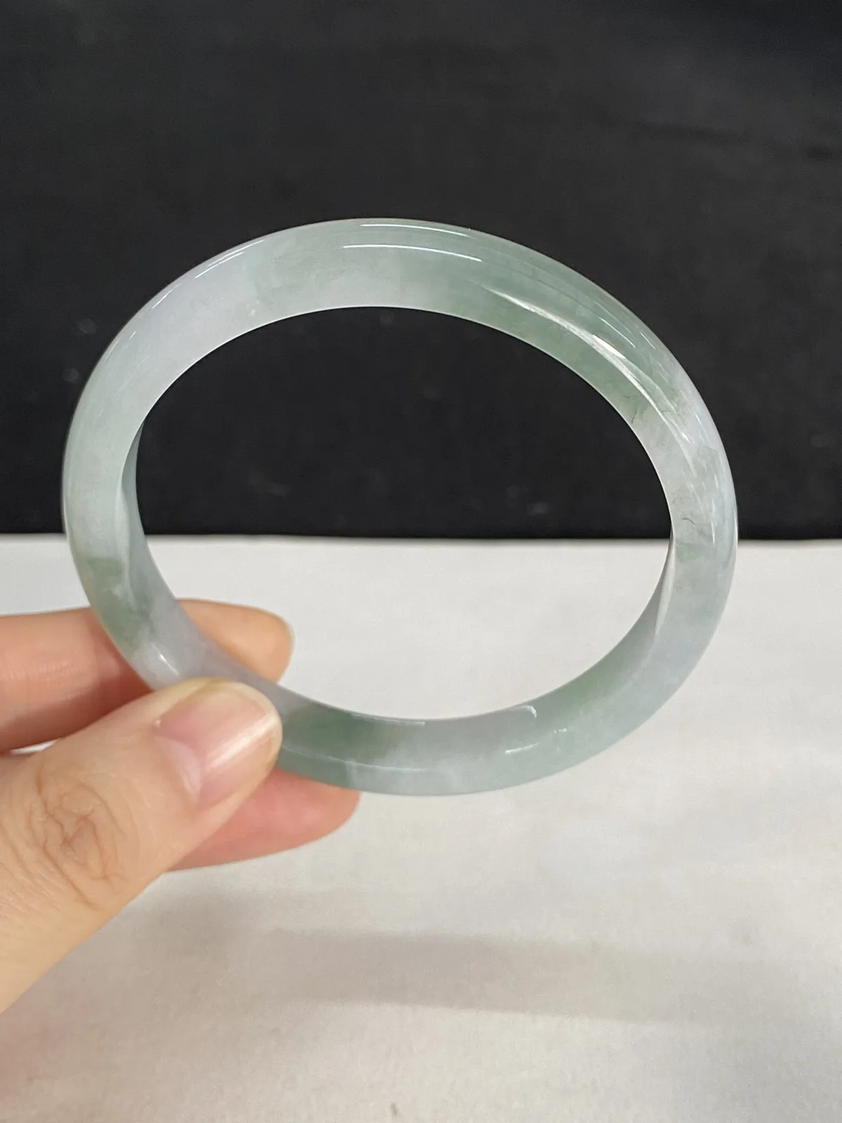 正圈55.3圈口，翡翠手镯