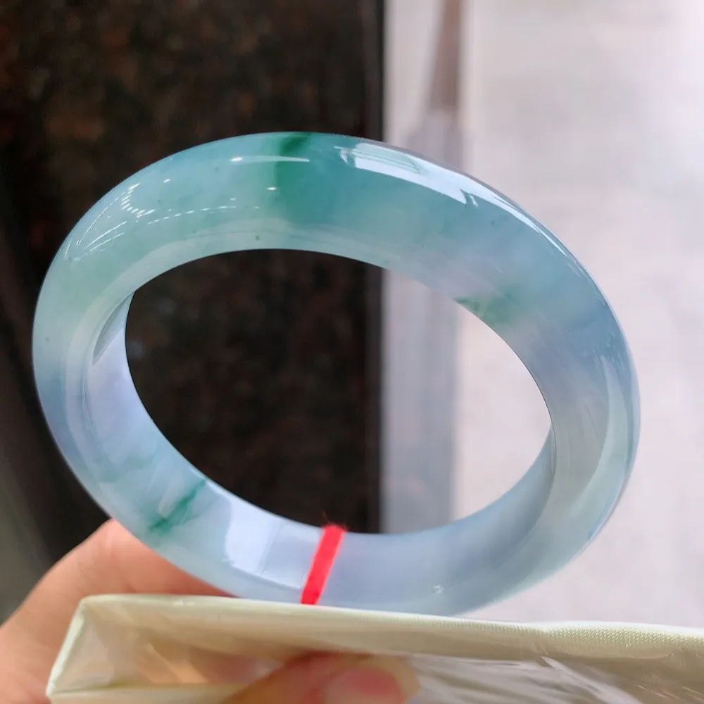 正圈高冰紫飘花 无瑕 尺寸:58.5/13.4/9.5 种色俱佳🥰🥰