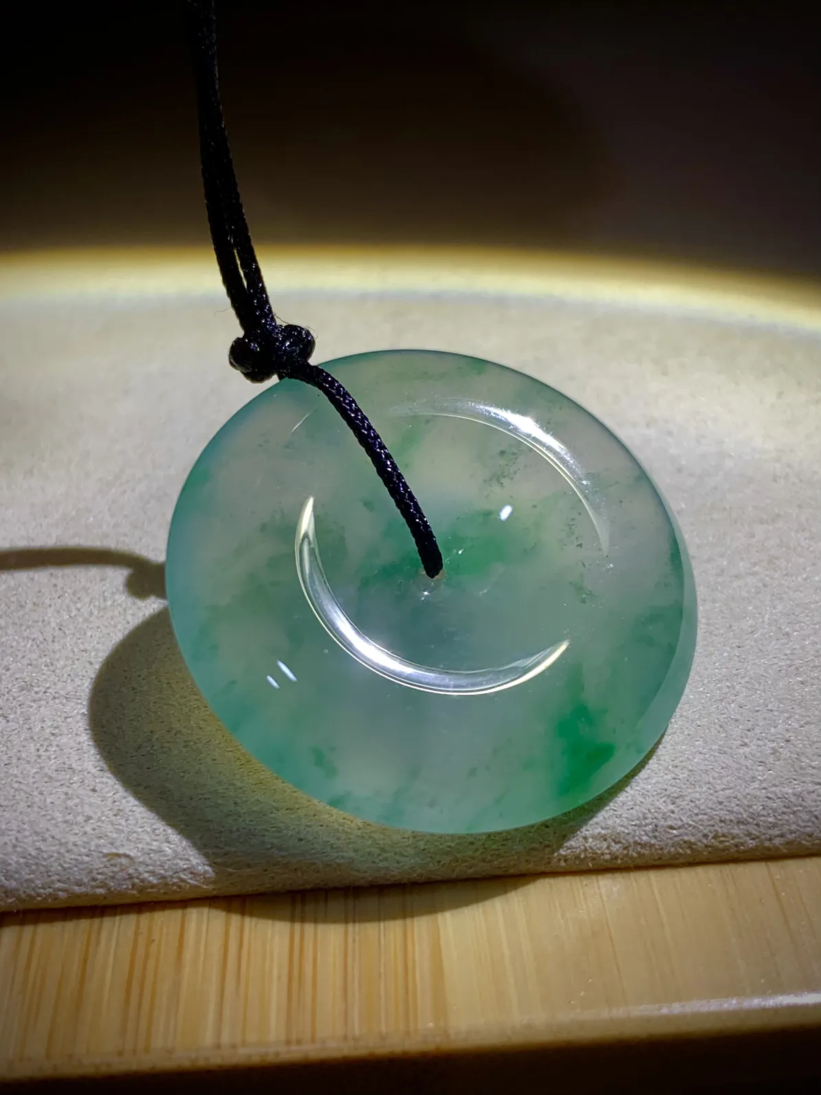 飘花平安扣子，29.3-5.8mm，