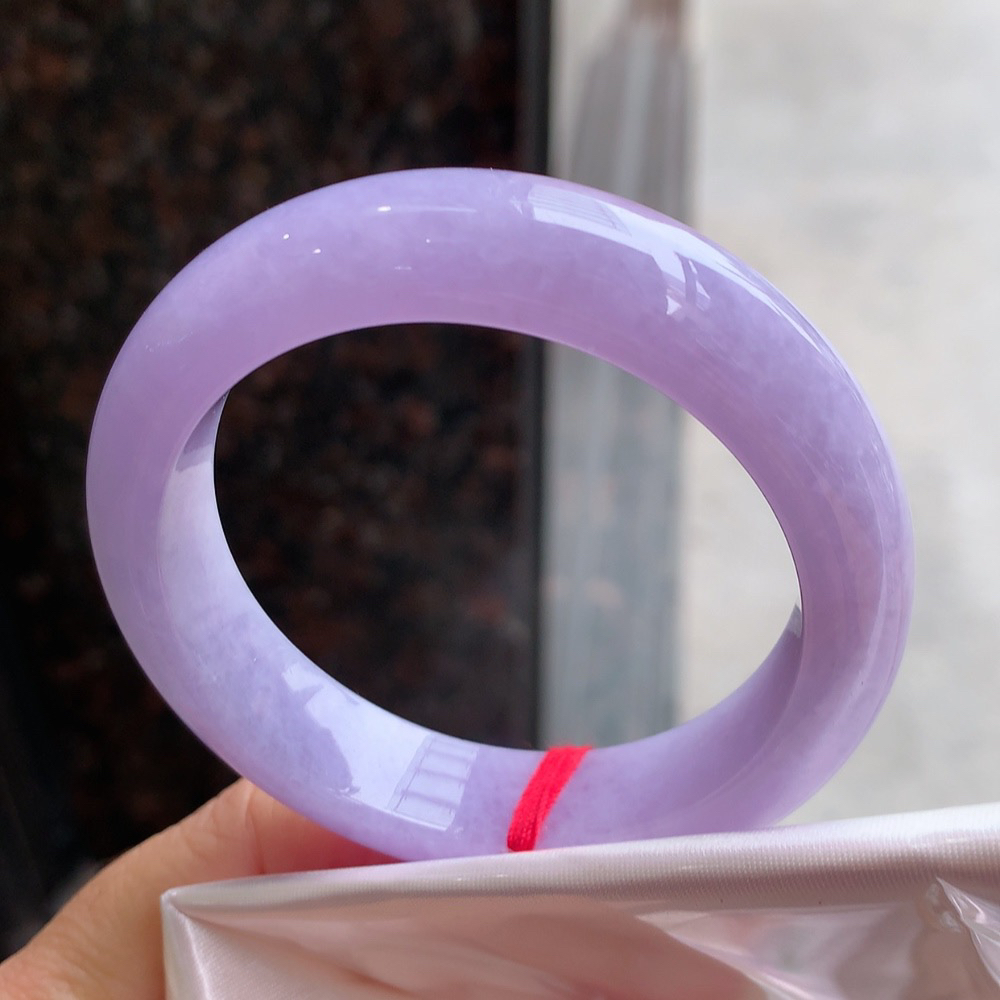 正圈满色紫罗兰 无瑕 尺寸:52.1/13.1/8.7 实物紫淡一分 超美