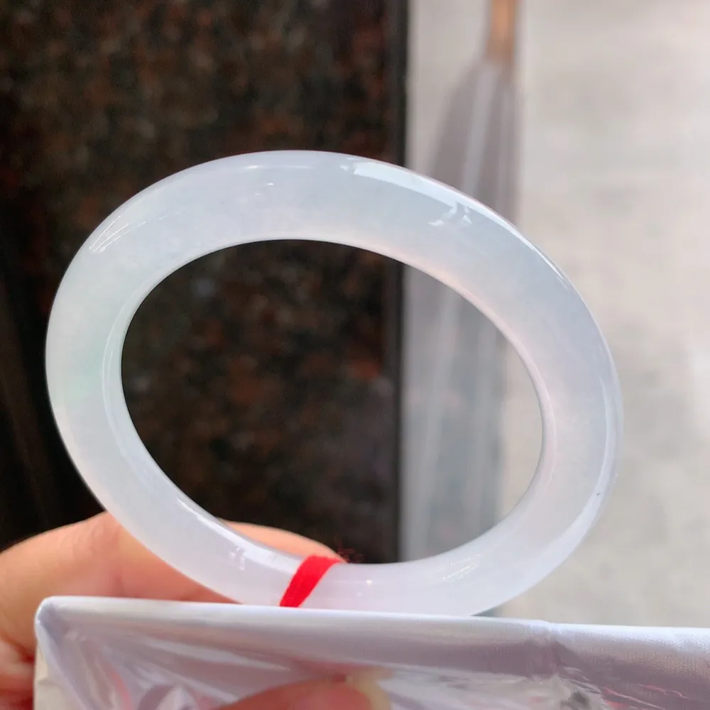 圆条高冰白月光 无瑕 尺寸:54.7/8.7/9.1 种水好🥰🥰