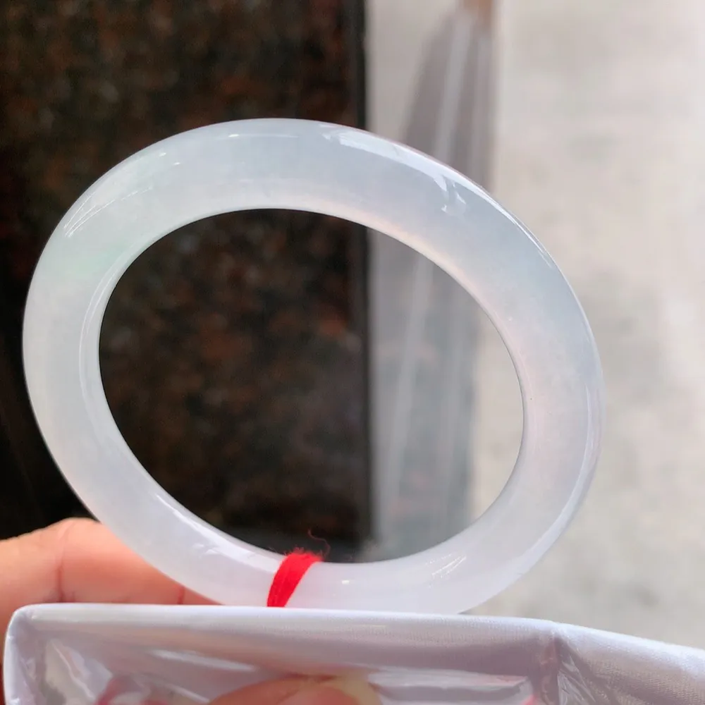 圆条高冰白月光 无瑕 尺寸:54.7/8.7/9.1 种水好🥰🥰