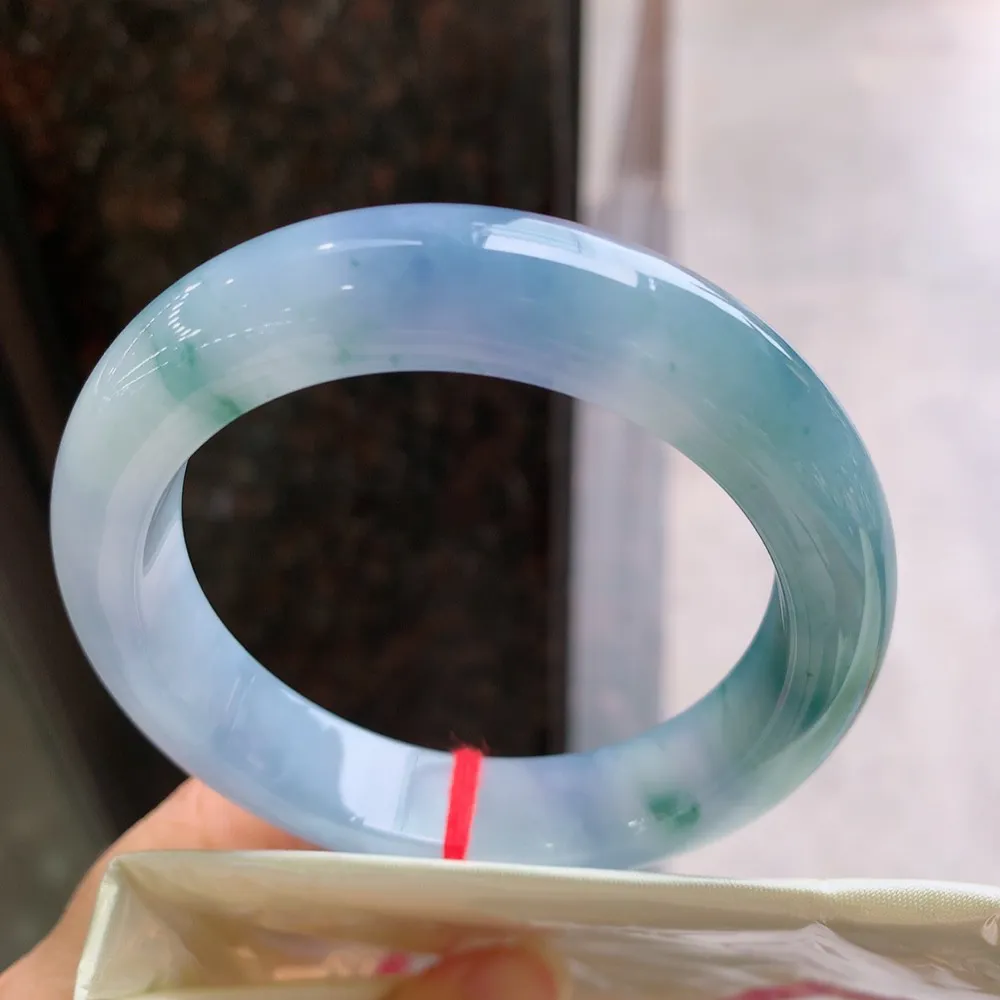 正圈高冰紫飘花 无瑕 尺寸:58.5/13.4/9.5 种色俱佳🥰🥰