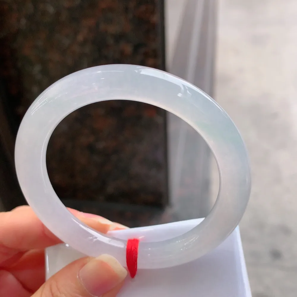 圆条高冰白月光 无瑕 尺寸:54.7/8.7/9.1 种水好🥰🥰