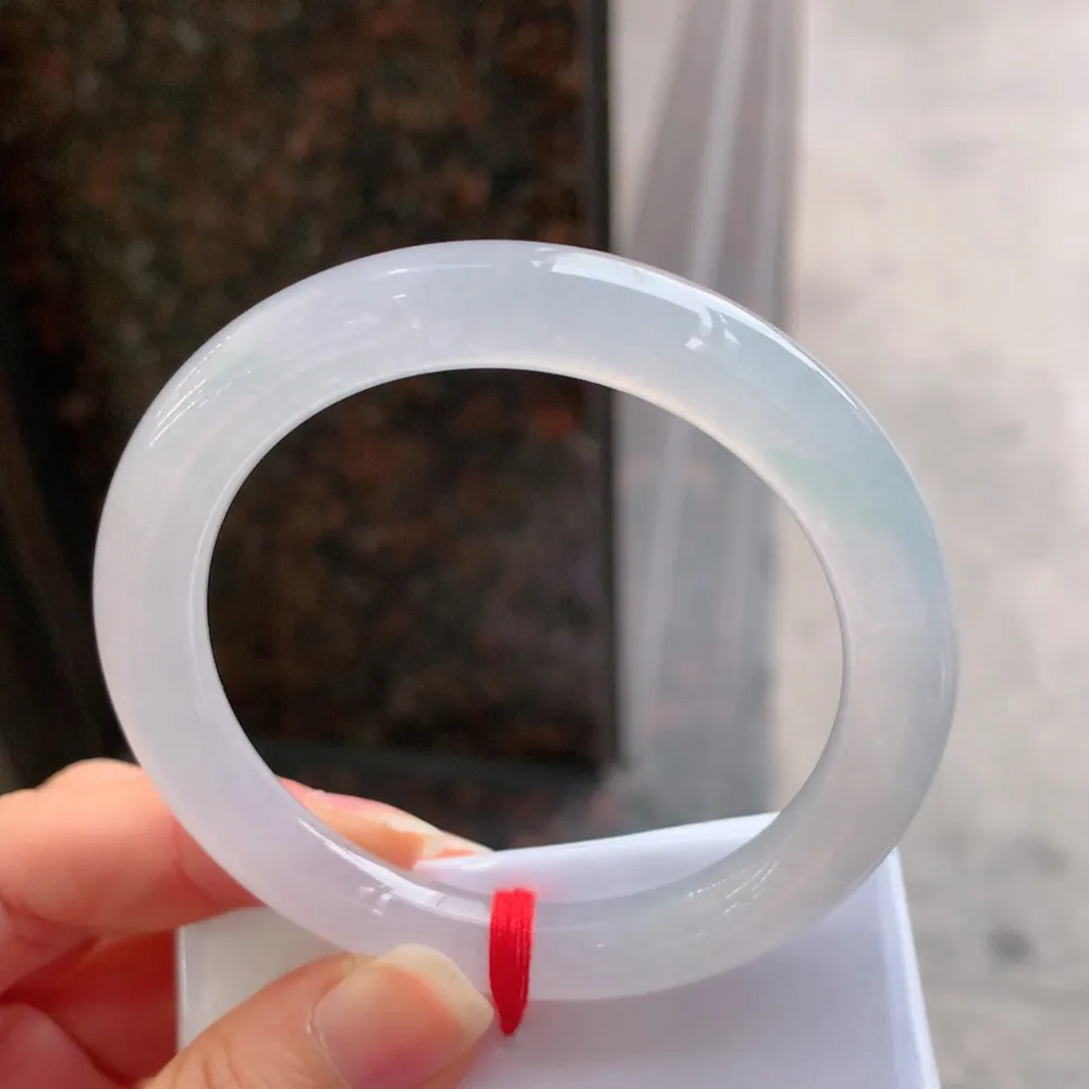 圆条高冰白月光 无瑕 尺寸:54.7/8.7/9.1 种水好🥰🥰