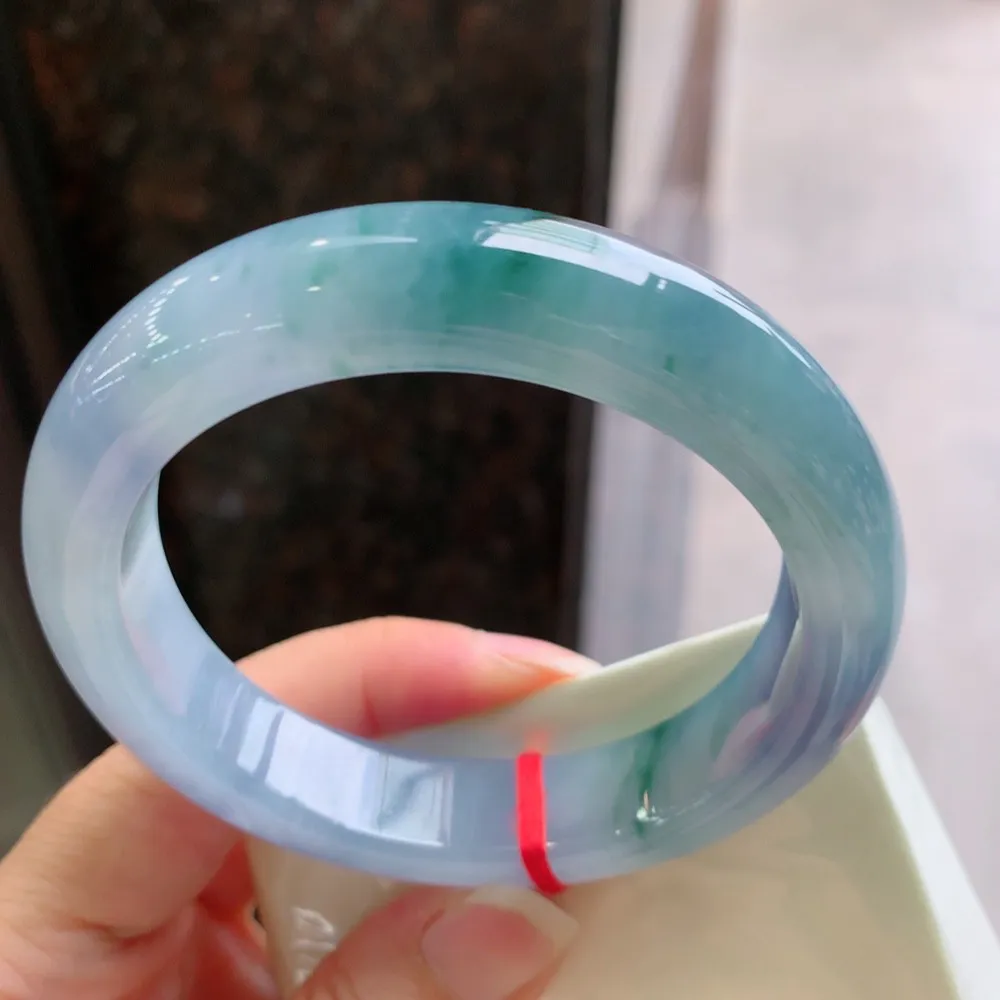 正圈高冰紫飘花 无瑕 尺寸:58.5/13.4/9.5 种色俱佳🥰🥰