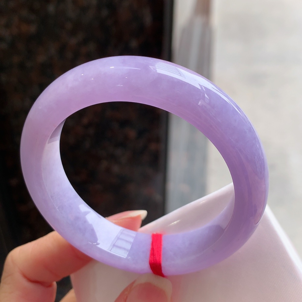 正圈满色紫罗兰 无瑕 尺寸:52.1/13.1/8.7 实物紫淡一分 超美