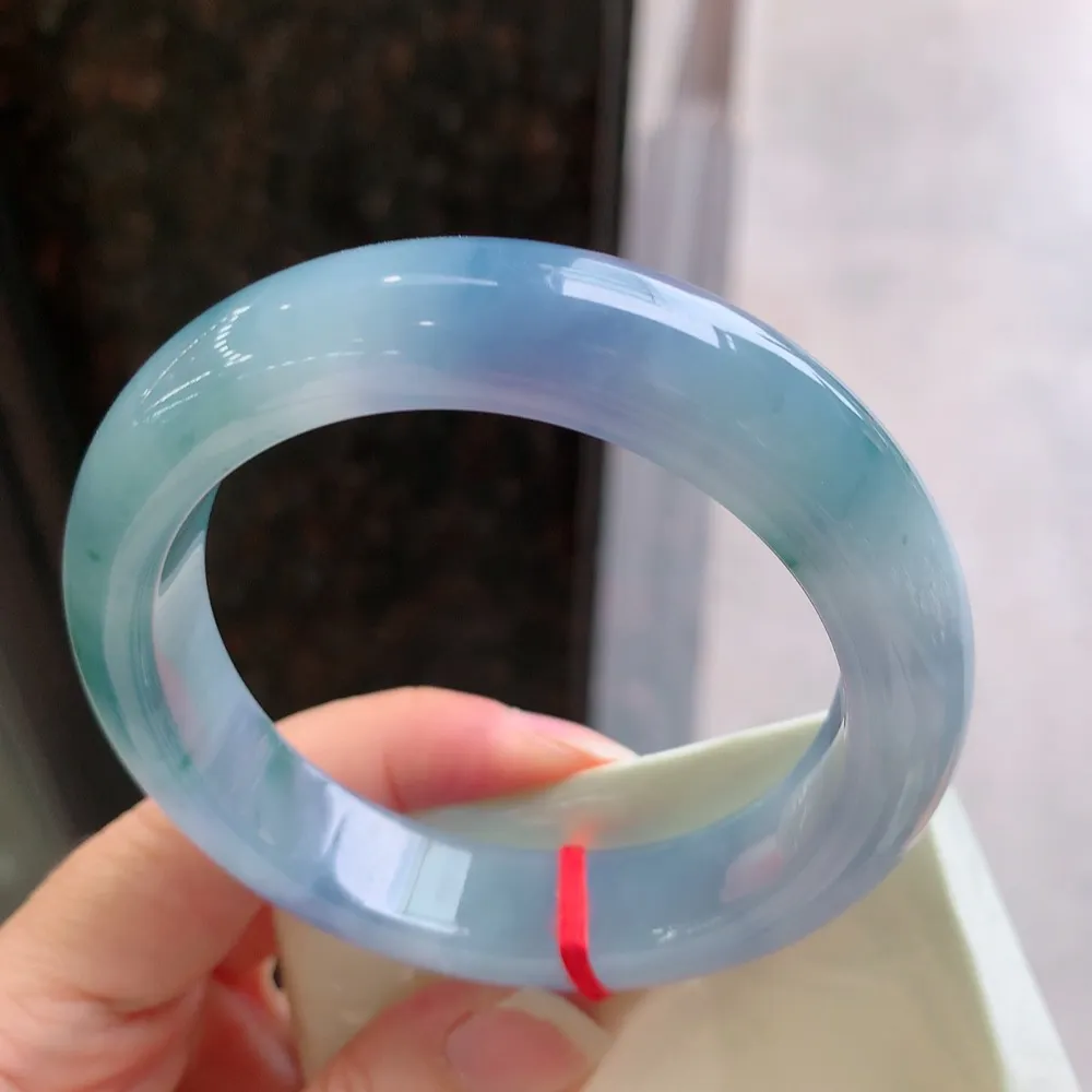 正圈高冰紫飘花 无瑕 尺寸:58.5/13.4/9.5 种色俱佳🥰🥰