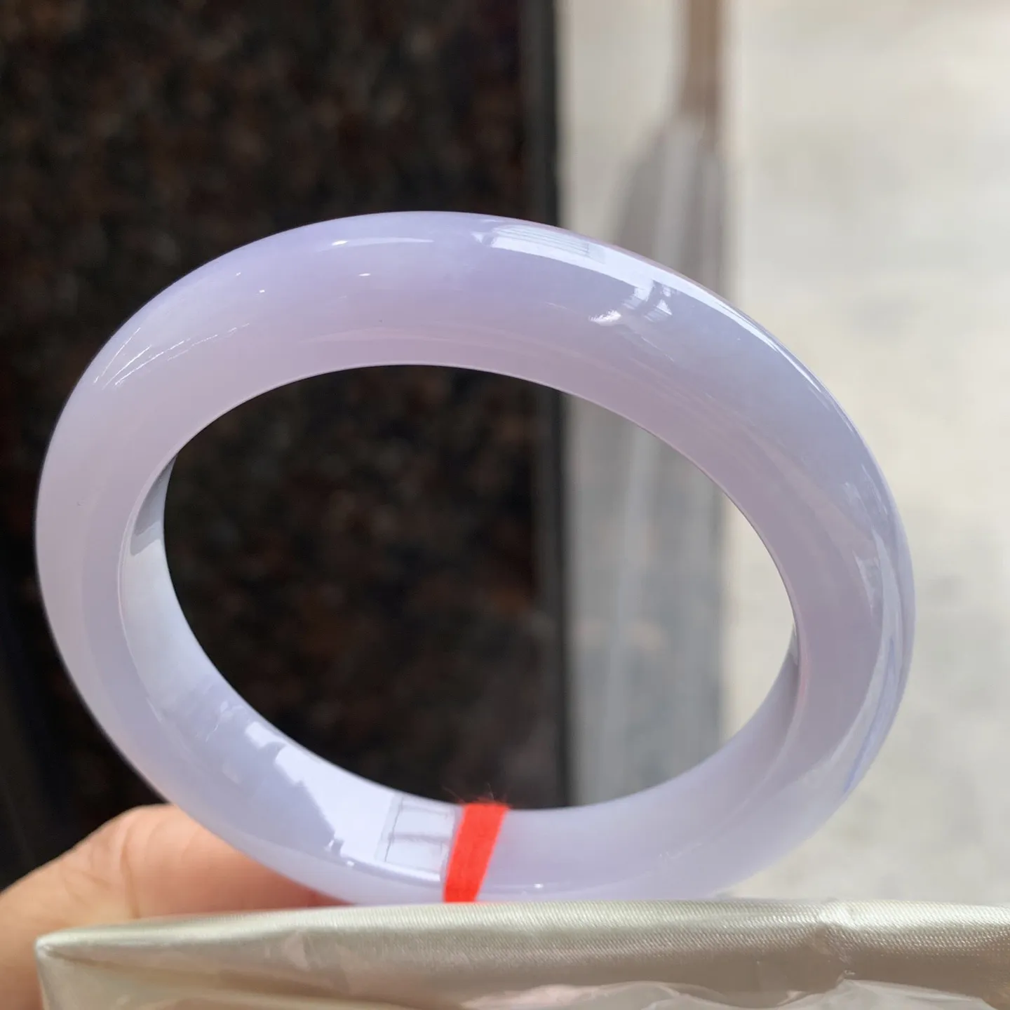 正圈满色冰紫 无瑕 尺寸:54.1/11/9 实物紫淡一分 超美🥰🥰