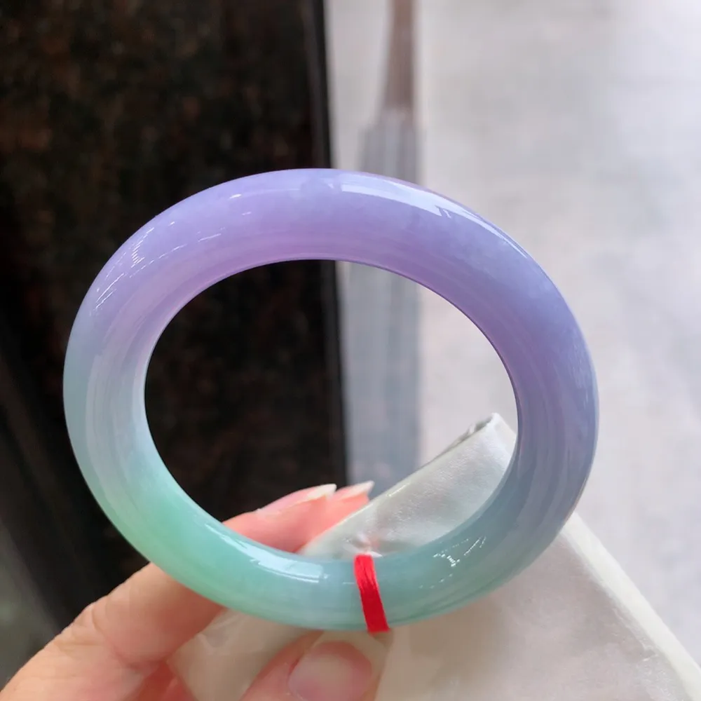 圆条满色春彩 无瑕 尺寸:54.3/10.7 超美